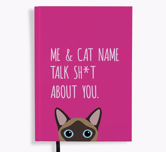 Talk Sh*t About You: Personalised {breedCommonName} Notebook
